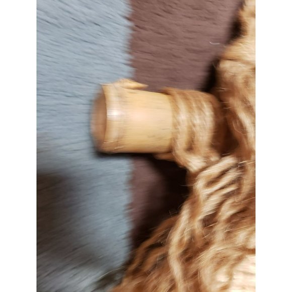 Vintage 1970s Wall Art‎ Decor Macrame Handcrafted Weaved Hemp Jute Large Boho - Picture 8 of 12